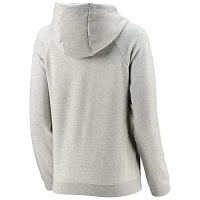 Nike Heathered Gray Alabama Crimson Tide Varsity Fleece Tri-Blend Raglan Pullover Hoodie