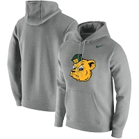 Nike Heathered Gray Baylor Bears Vintage School Logo Pullover Hoodie