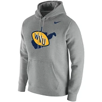 Nike Heathered Gray West Virginia Mountaineers Vintage School Logo Pullover Hoodie