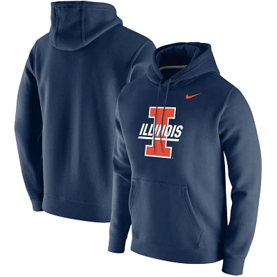 Nike Illinois Fighting Illini Vintage School Logo Pullover Hoodie