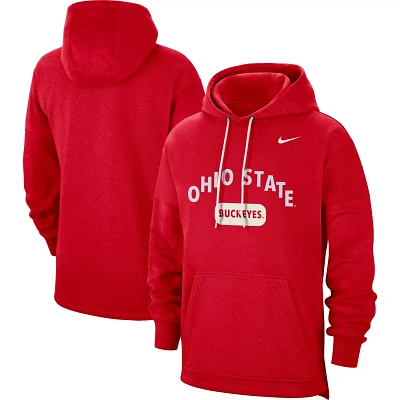 Nike Ohio State Buckeyes Team Arch Fan Pullover Hoodie