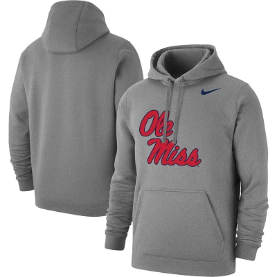 Nike Ole Miss Rebels Logo Club Pullover Hoodie