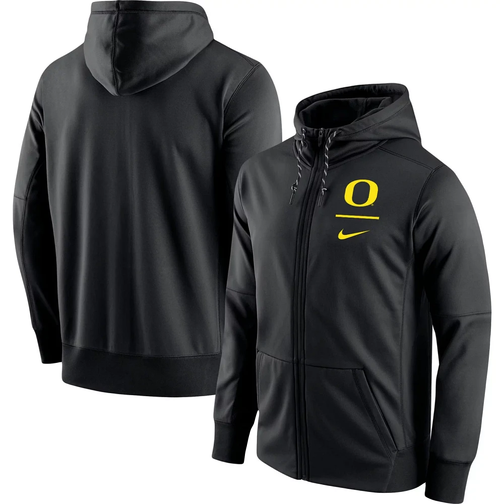 Nike Oregon Ducks Logo Stack Performance Full-Zip Hoodie