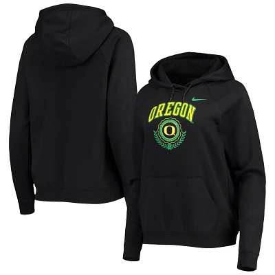 Nike Oregon Ducks Varsity Fleece Tri-Blend Raglan Pullover Hoodie