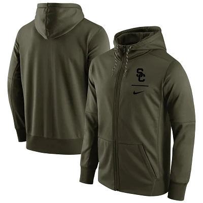 Nike USC Trojans Tonal Logo Stack Performance Full-Zip Hoodie