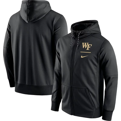 Nike Wake Forest Demon Deacons Logo Stack Performance Full-Zip Hoodie