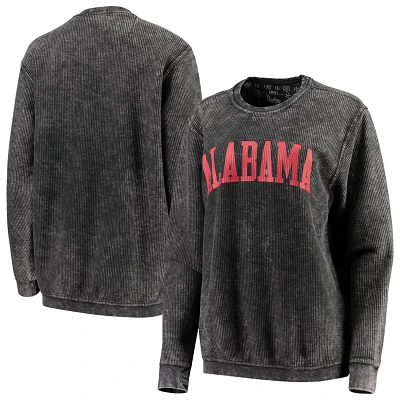 Pressbox Alabama Tide Comfy Cord Vintage Wash Basic Arch Pullover Sweatshirt