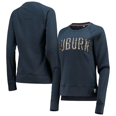 Pressbox Auburn Tigers Dallas Animal Print Raglan Pullover Sweatshirt                                                           