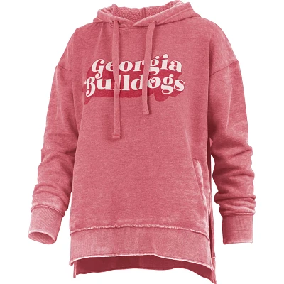 Pressbox Georgia Bulldogs Vintage Falkland Pullover Hoodie