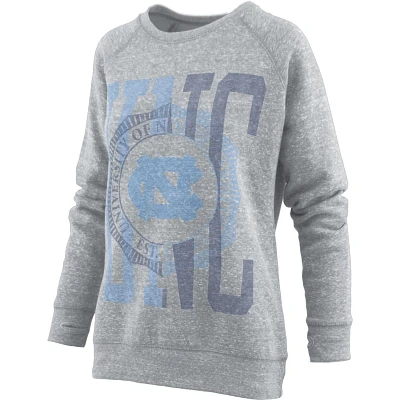 Pressbox North Carolina Tar Heels Knobi Raglan Pullover Sweatshirt