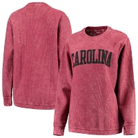 Pressbox South Carolina Gamecocks Comfy Cord Vintage Wash Basic Arch Pullover Sweatshirt