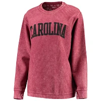 Pressbox South Carolina Gamecocks Comfy Cord Vintage Wash Basic Arch Pullover Sweatshirt