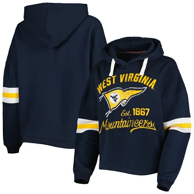 Pressbox West Virginia Mountaineers Super Pennant Pullover Hoodie