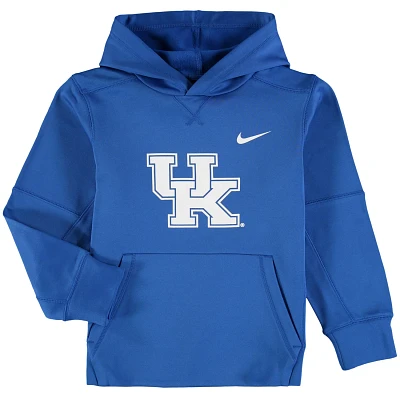 Youth Nike Kentucky Wildcats Logo KO Pullover Performance Hoodie