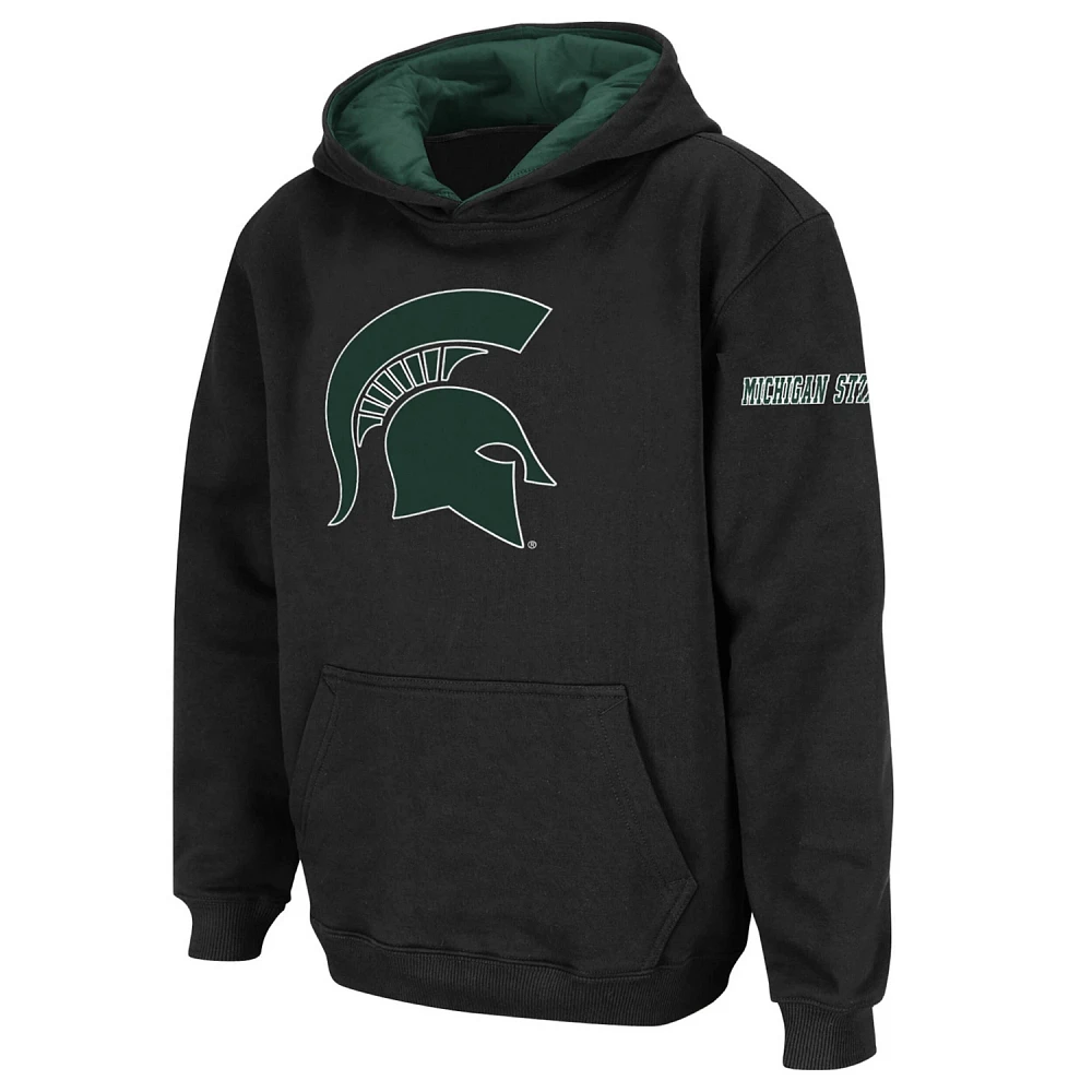 Youth Stadium Athletic Michigan State Spartans Big Logo Pullover Hoodie