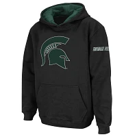 Youth Stadium Athletic Michigan State Spartans Big Logo Pullover Hoodie