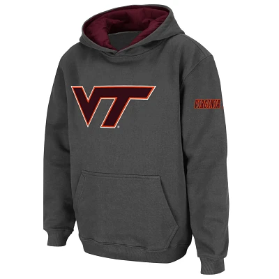 Youth Stadium Athletic Virginia Tech Hokies Big Logo Pullover Hoodie