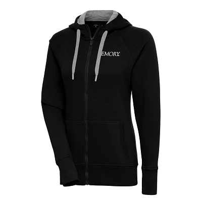 Antigua Emory Eagles Victory Full-Zip Hoodie