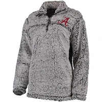 Alabama Crimson Tide Sherpa Super Soft Quarter-Zip Pullover Jacket