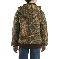 Carhartt Zip-Front Canvas Insulated Hooded Camo Jacket