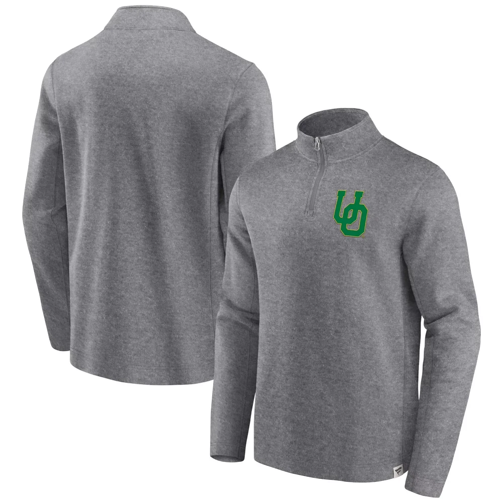 Fanatics Branded Oregon Ducks Vintage Fleece Quarter-Zip Jacket