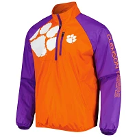 G-III Sports by Carl Banks Clemson Tigers Point Guard Raglan Half-Zip Jacket