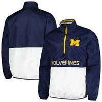 G-III Sports by Carl Banks Michigan Wolverines Cornerman Half-Zip Top