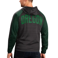 G-III Sports by Carl Banks Oregon Ducks Neutral Zone Raglan Full-Zip Track Jacket Hoodie