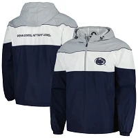 G-III Sports by Carl Banks Penn State Nittany Lions Center Line Half-Zip Raglan Hoodie Jacket