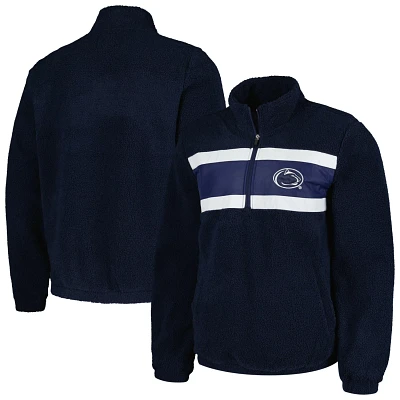G-III Sports by Carl Banks Penn State Nittany Lions Pinch Runner Half-Zip Top