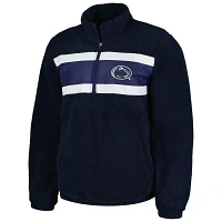 G-III Sports by Carl Banks Penn State Nittany Lions Pinch Runner Half-Zip Top