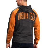 G-III Sports by Carl Banks Virginia Tech Hokies Neutral Zone Raglan Full-Zip Track Jacket Hoodie