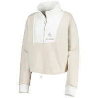 Gameday Couture /White Oklahoma Sooners Color-Block Quarter-Zip Jacket