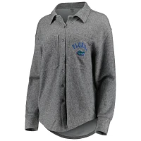 Gameday Couture Florida Gators Switch It Up Tri-Blend Button-Up Shacket                                                         