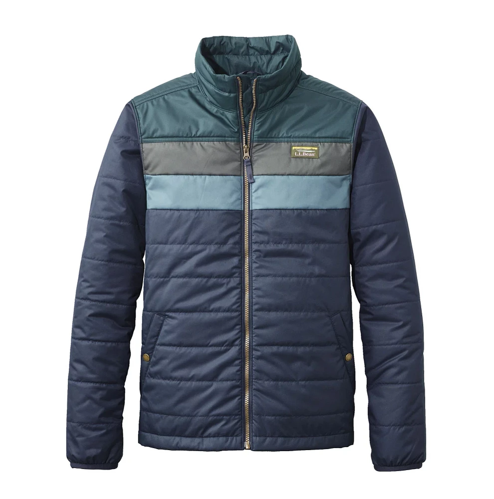 L.L.Bean Men's Mountain Classic Colorblock Puffer Jacket