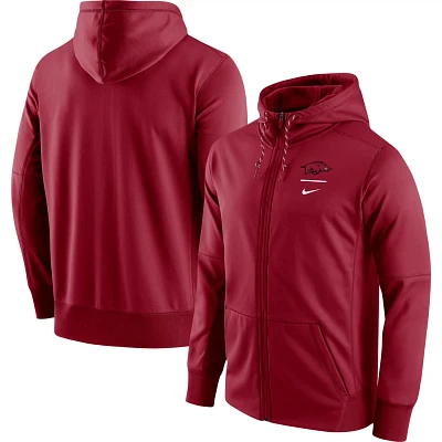 Nike Arkansas Razorbacks Logo Stack Performance Full-Zip Hoodie