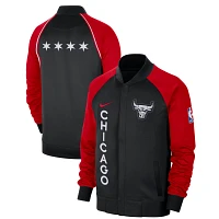 Nike Chicago Bulls 2023/24 City Edition Authentic Showtime Performance Raglan Full-Zip Jacket