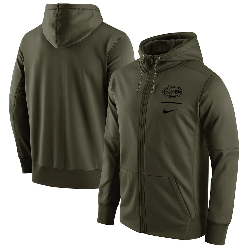 Nike Florida Gators Tonal Logo Stack Performance Full-Zip Hoodie                                                                