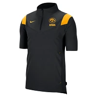 Nike Iowa Hawkeyes Coach Short Sleeve Quarter-Zip Jacket