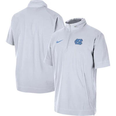 Nike North Carolina Tar Heels Coaches Half-Zip Short Sleeve Jacket