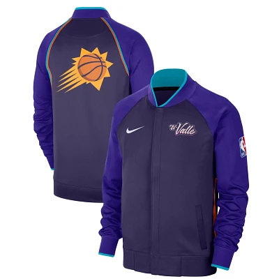 Nike Phoenix Suns 2023/24 City Edition Authentic Showtime Performance Raglan Full-Zip Jacket