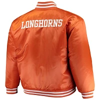 Texas /Black Texas Longhorns Big  Tall Reversible Satin Full-Zip Jacket                                                         