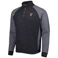 Tommy Bahama Texas Tech Red Raiders Sport Scrimmage Snap Mock Neck Raglan Button-Up Jacket                                      