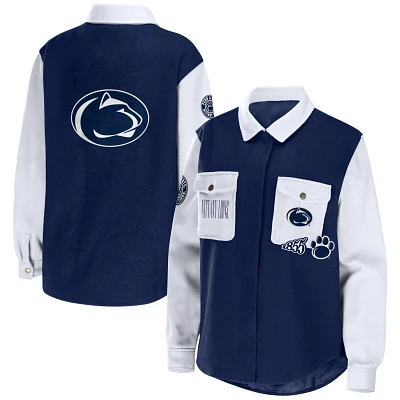 WEAR by Erin Andrews Penn State Nittany Lions Button-Up Shirt Jacket