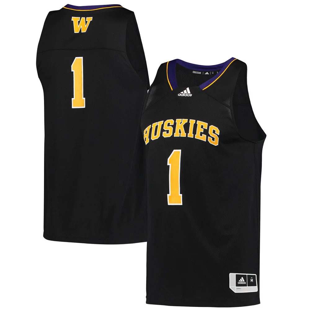 adidas 1 Washington Huskies Reverse Retro Jersey