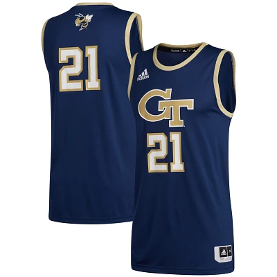 adidas 21 Georgia Tech Yellow Jackets Swingman Basketball Jersey