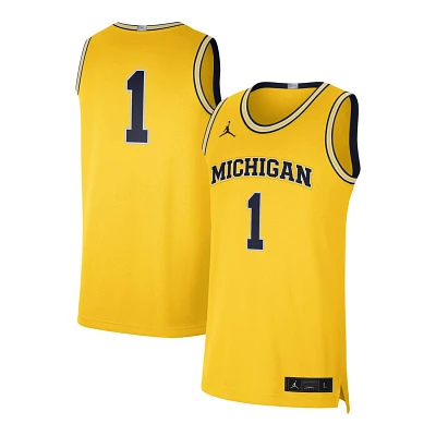 Jordan Brand 1 Michigan Wolverines Limited Authentic Jersey