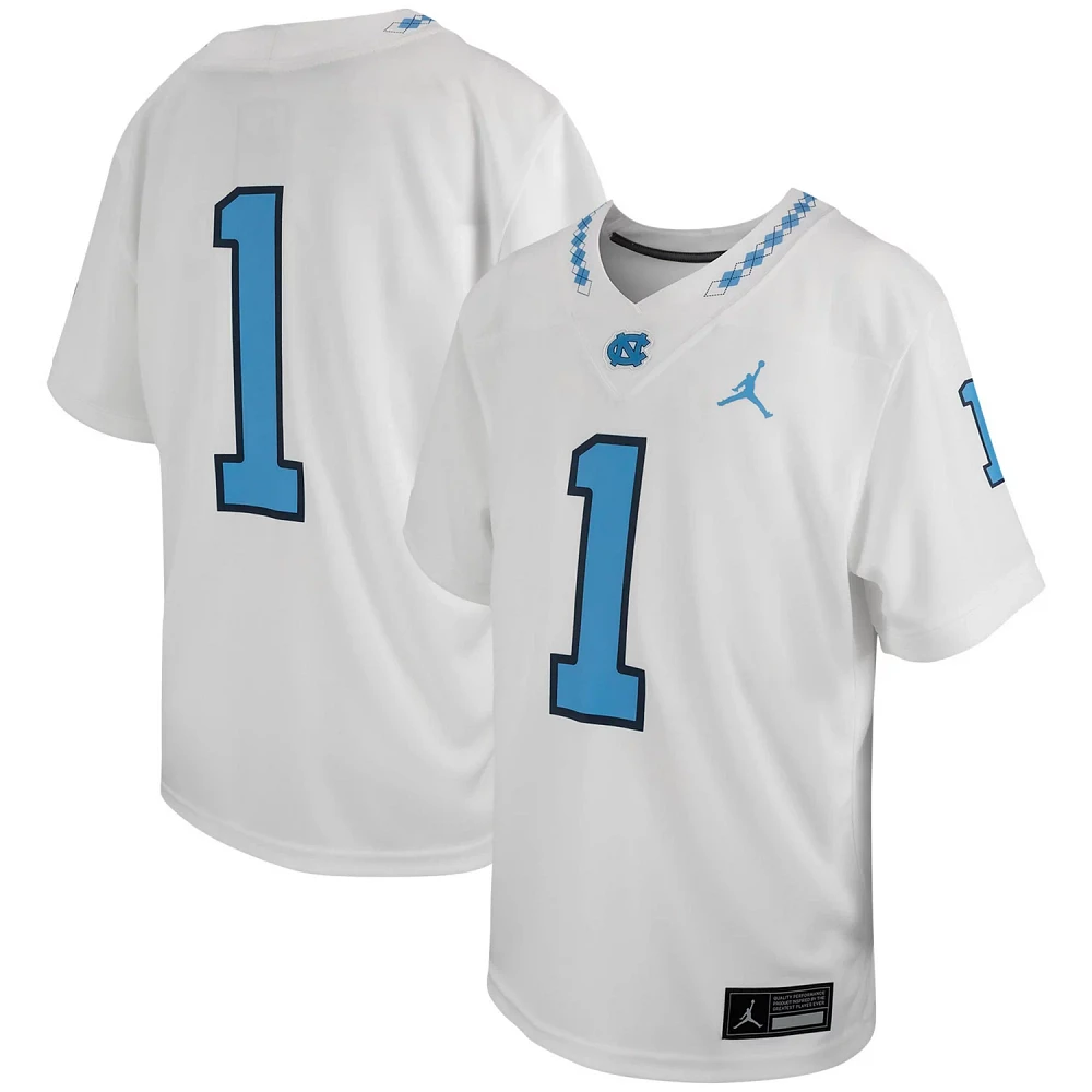 Jordan Brand 1 North Carolina Tar Heels Untouchable Football Jersey