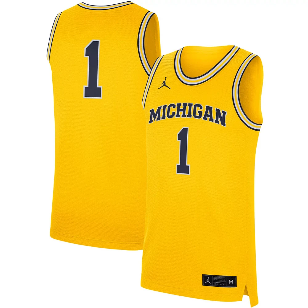 Jordan Brand Michigan Wolverines Replica Jersey