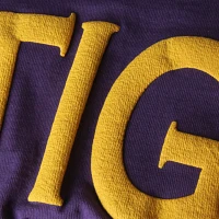 LSU Tigers Ombre Long Sleeve Dip-Dyed Spirit Jersey                                                                             